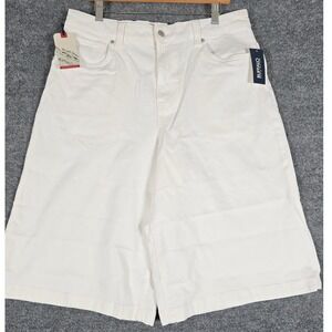Buffalo David Bitton Womens Jackie White Rinse Denim Shorts Size 33